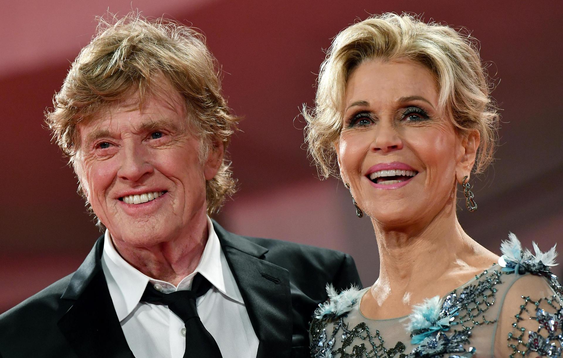 Jane Fonda y Leonardo DiCaprio rinden homenaje a Robert Redford