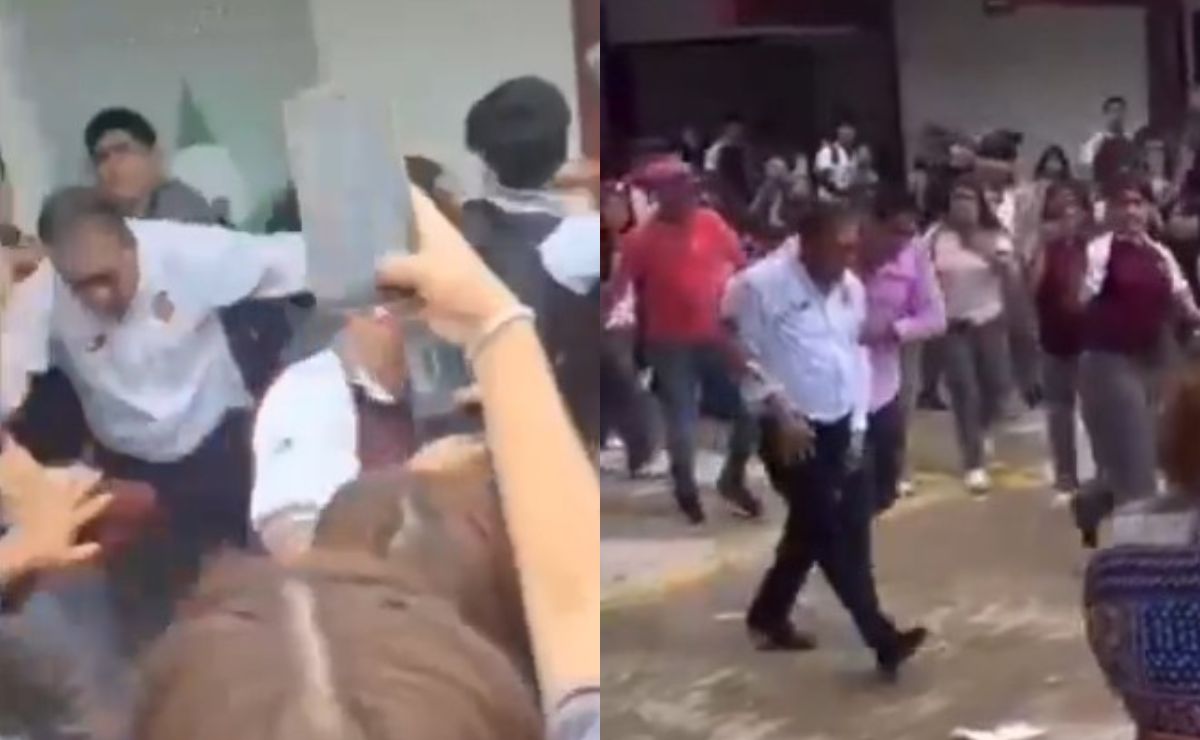 Video: Alumnos golpean a director del Cetis 78 de Altamira, Tamaulipas