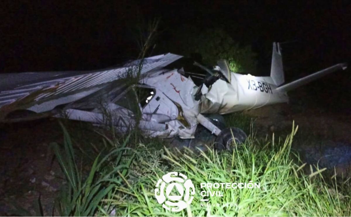 avion-pequeno-accidentado-en-el-que-viajaba-la-conductora-debora-estrella-2 Revelan quién pilotaba el avión pequeño en el que murió Débora Estrella - avion-pequeno-accidentado-en-el-que-viajaba-la-conductora-debora-estrella