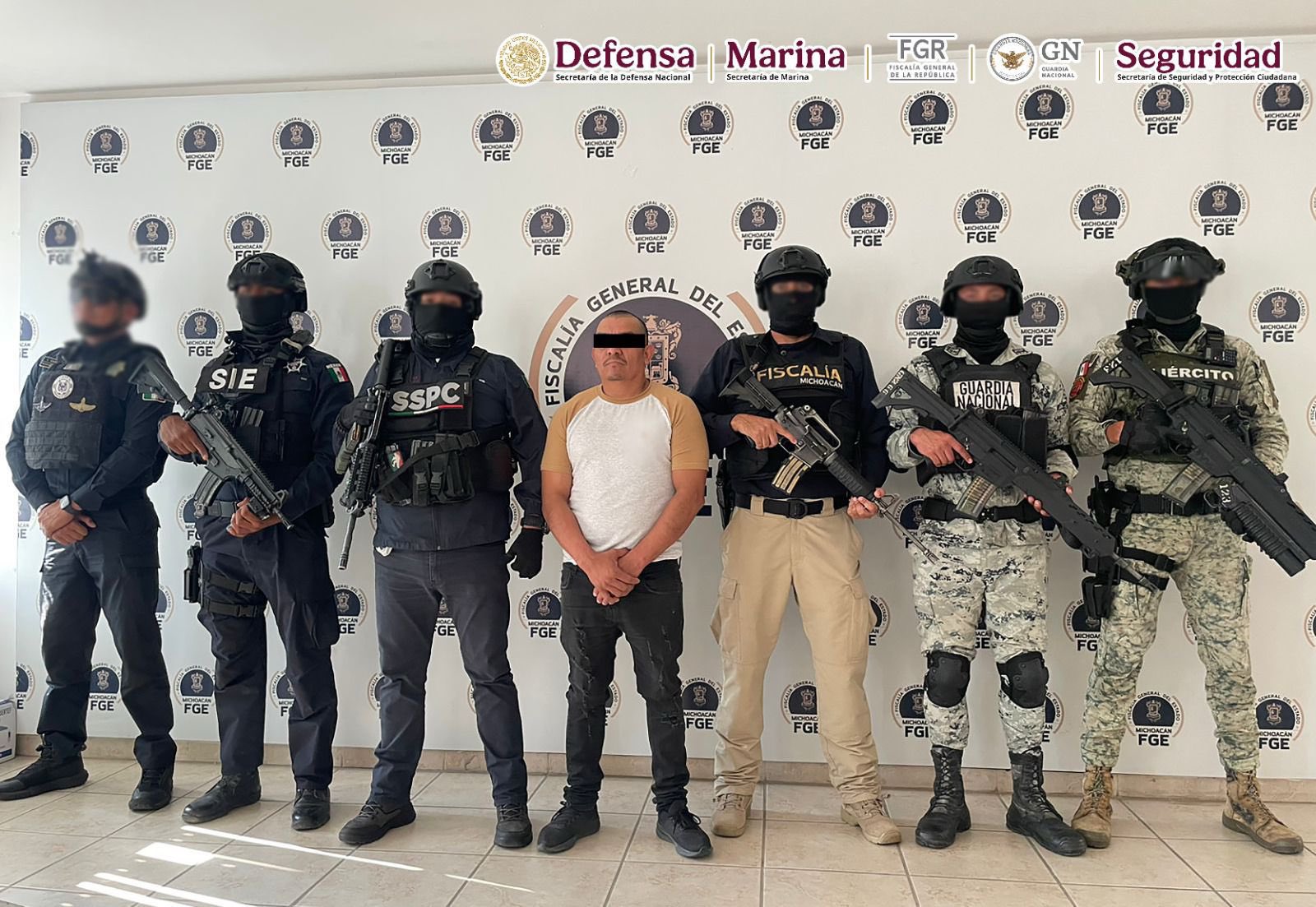 Detienen a Genaro ‘N’, alias “El Silencio”, objetivo prioritario por extorsión