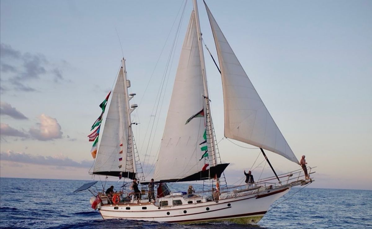 Flotilla Global Sumud, “en alerta” rumbo a Gaza; SRE monitorea a mexicanos tripulantes