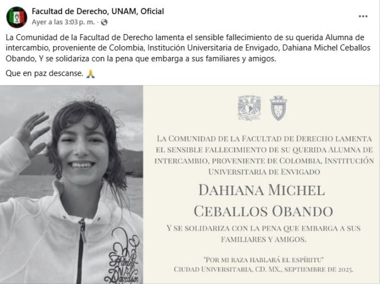 f768x1-231722_231849_5050 Muere Dahiana Michel estudiante colombiana de intercambio en la UNAM lo que se sabe