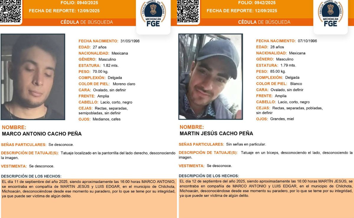 ficha-de-busqueda-de-los-hermanos-marco-antonio-y-martin-jesus-cacho-pena Video: Queman camión en Michoacán para exigir la búsqueda de tres jóvenes desaparecidos - ficha-de-busqueda-de-los-hermanos-marco-antonio-y-martin-jesus-cacho-pena