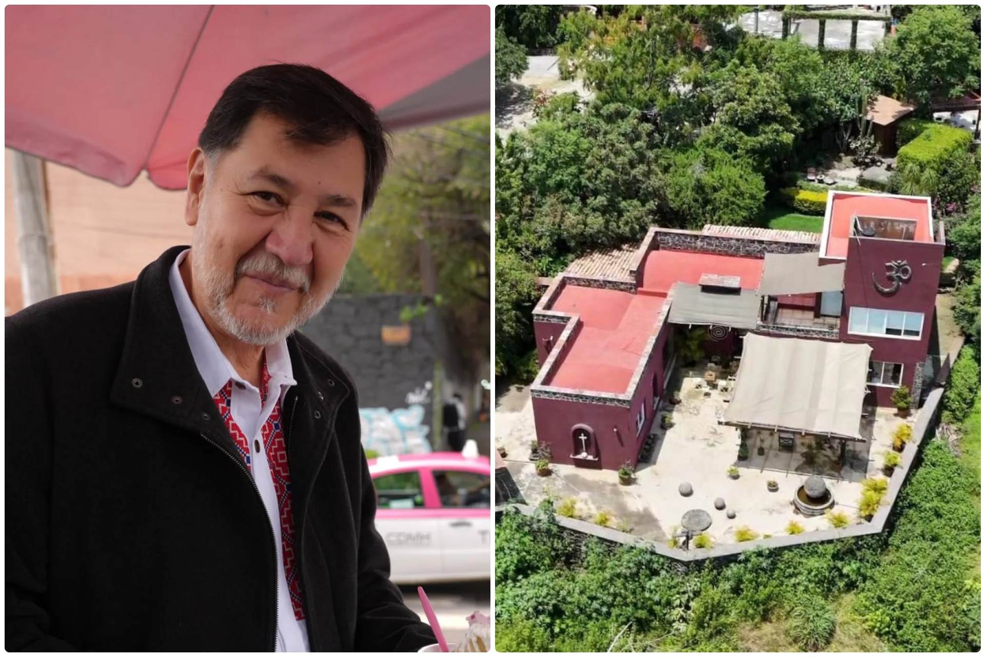 Fernández Noroña denuncia robo en su finca de Tepoztlán; autoridades de Morelos dicen que fue la casa de su vecina