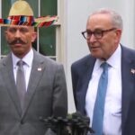 Trump se burla de líder demócrata con un video de IA que lo caricaturiza como mexicano