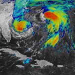 Huracanes ‘Imelda’ y ‘Humberto’ crearían el efecto Fujiwhara, ¿hay peligro para México?