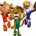Ellos son Maple, Zayu y Clutch, las mascotas del Mundial 2026