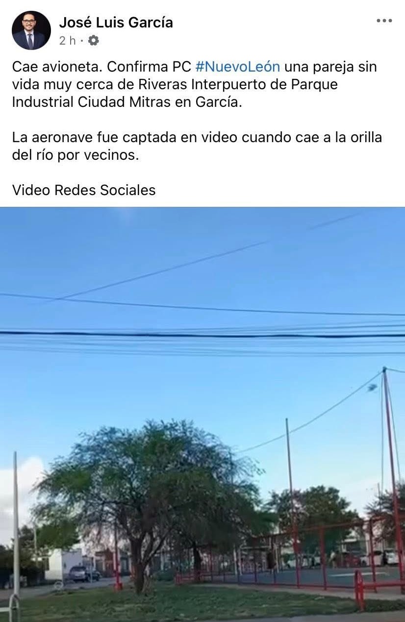 publicacion-de-jose-luis-garcia-sobre-accidente-aereo-en-el-que-murio-su-exesposa-debora-estrella Exesposo de Débora Estrella informó accidente aéreo sin saber la muerte de la conductora - publicacion-de-jose-luis-garcia-sobre-accidente-aereo-en-el-que-murio-su-exesposa-debora-estrella