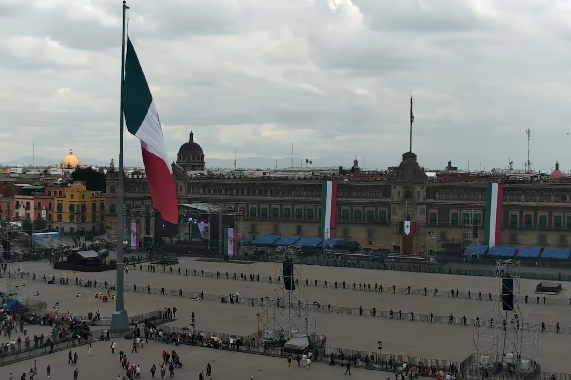 Estas son las calles que estarán cerradas por el Grito de Independencia en el Zócalo CDMX