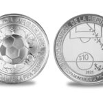 Argentina acuña moneda con trazo de histórico gol de Maradona a Inglaterra en Mundial 1986 Argentina acuña moneda con trazo de histórico gol de Maradona a Inglaterra en Mundial 1986