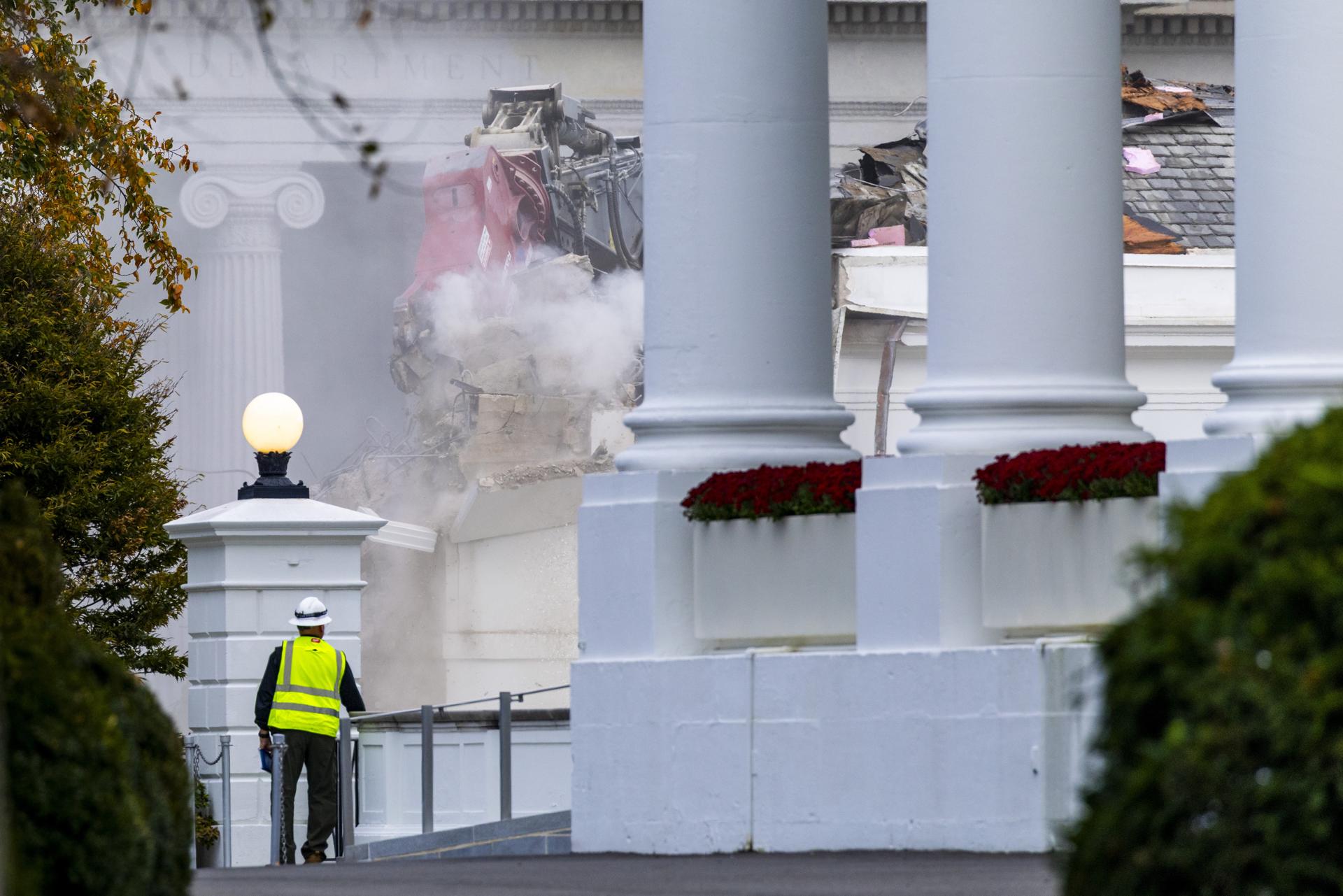 El Ala Este de la Casa Blanca será demolida totalmente para construir salón de baile de Trump El Ala Este de la Casa Blanca será demolida totalmente para construir salón de baile de Trump