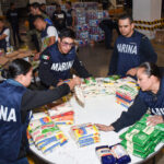 Semar refuerza distribución de ayuda humanitaria a municipios afectados por lluvias Semar refuerza distribución de ayuda humanitaria a municipios afectados por lluvias