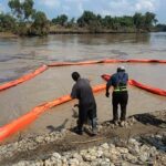 Video: Derrame de hidrocarburo afecta al río Tuxpan Video: Derrame de hidrocarburo afecta al río Tuxpan