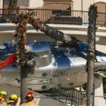 Video: Se desploma helicóptero en Huntington Beach, California