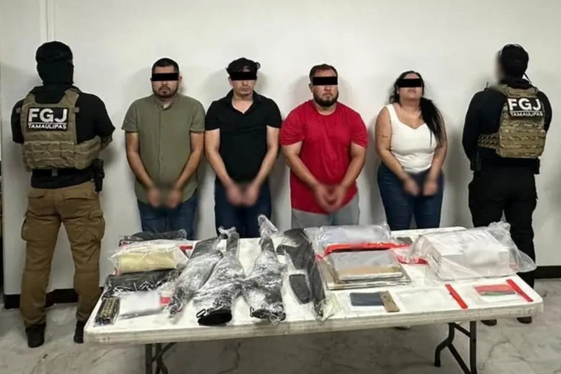 Detienen en Tamaulipas a cuatro personas del Cártel del Golfo