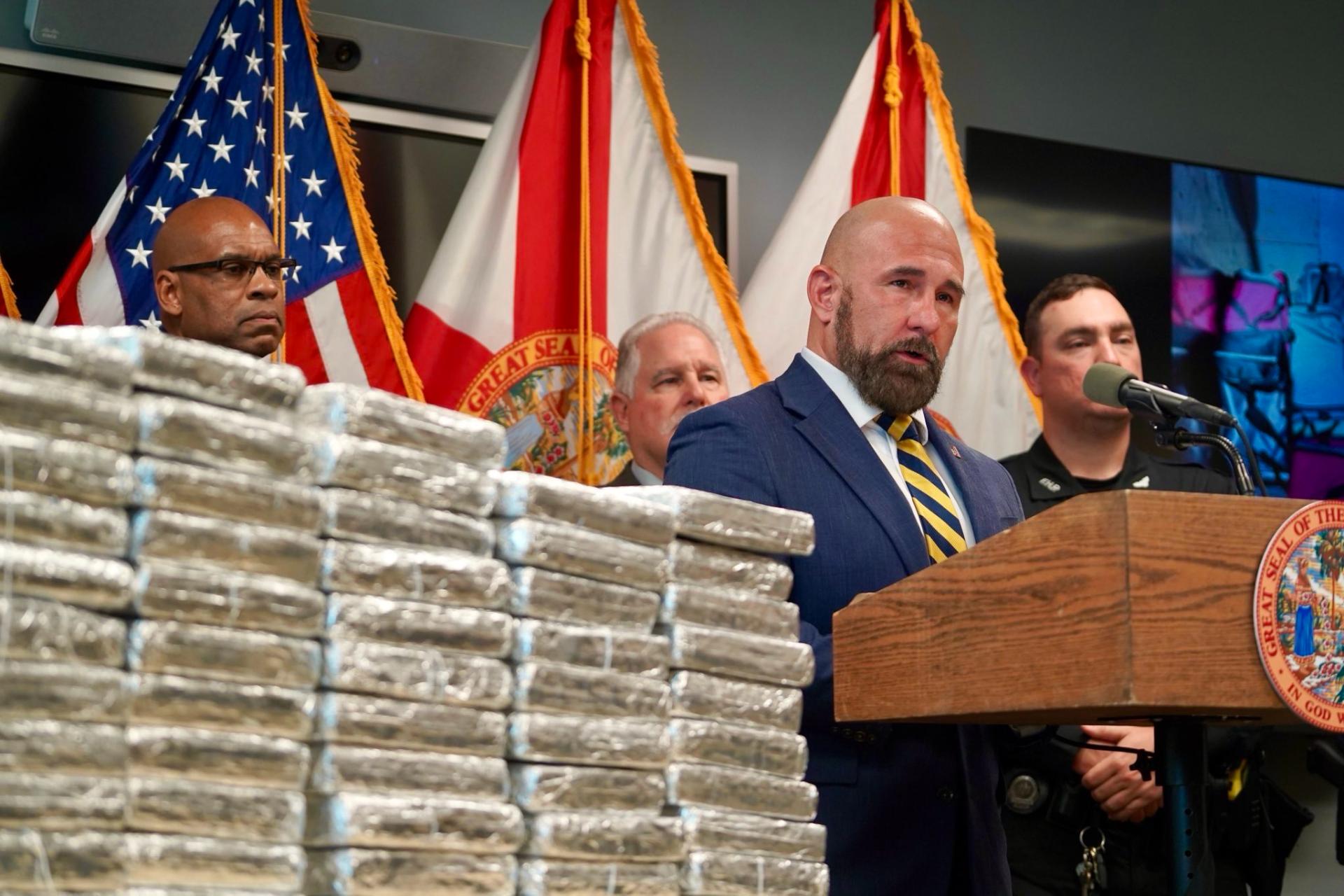 Aseguran en Florida 173 kilos de cocaína que venía desde la frontera con México Aseguran en Florida 173 kilos de cocaína que venía desde la frontera con México