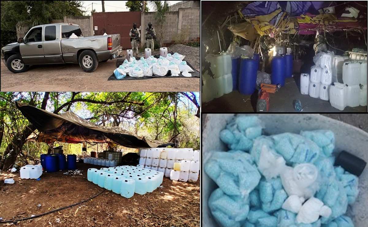 Defensa inhabilita narcolaboratorio y decomisa drogas en Culiacán Defensa inhabilita narcolaboratorio y decomisa drogas en Culiacán