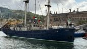 Foto ilustrativa de la nota titulada: Sale flotilla humanitaria desde Barcelona rumbo a Gaza; está encabezada por Greta Thunberg (Video)