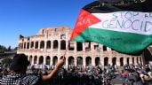 Foto ilustrativa de la nota titulada: Protestan y marchan en Roma, Barcelona y Madrid contra la campaña militar de Israel en Gaza