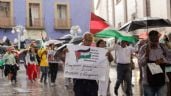 Foto ilustrativa de la nota titulada: “Exigimos alto al genocidio en Gaza”: cientos marchan en Morelos para apoyar a Palestina