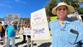 Foto ilustrativa de la nota titulada: Estadunidenses en Baja California protestan contra “dictadura fascista” de Donald Trump (Video)
