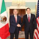 Canciller De la Fuente se reúne con Marco Rubio en EE.UU.
