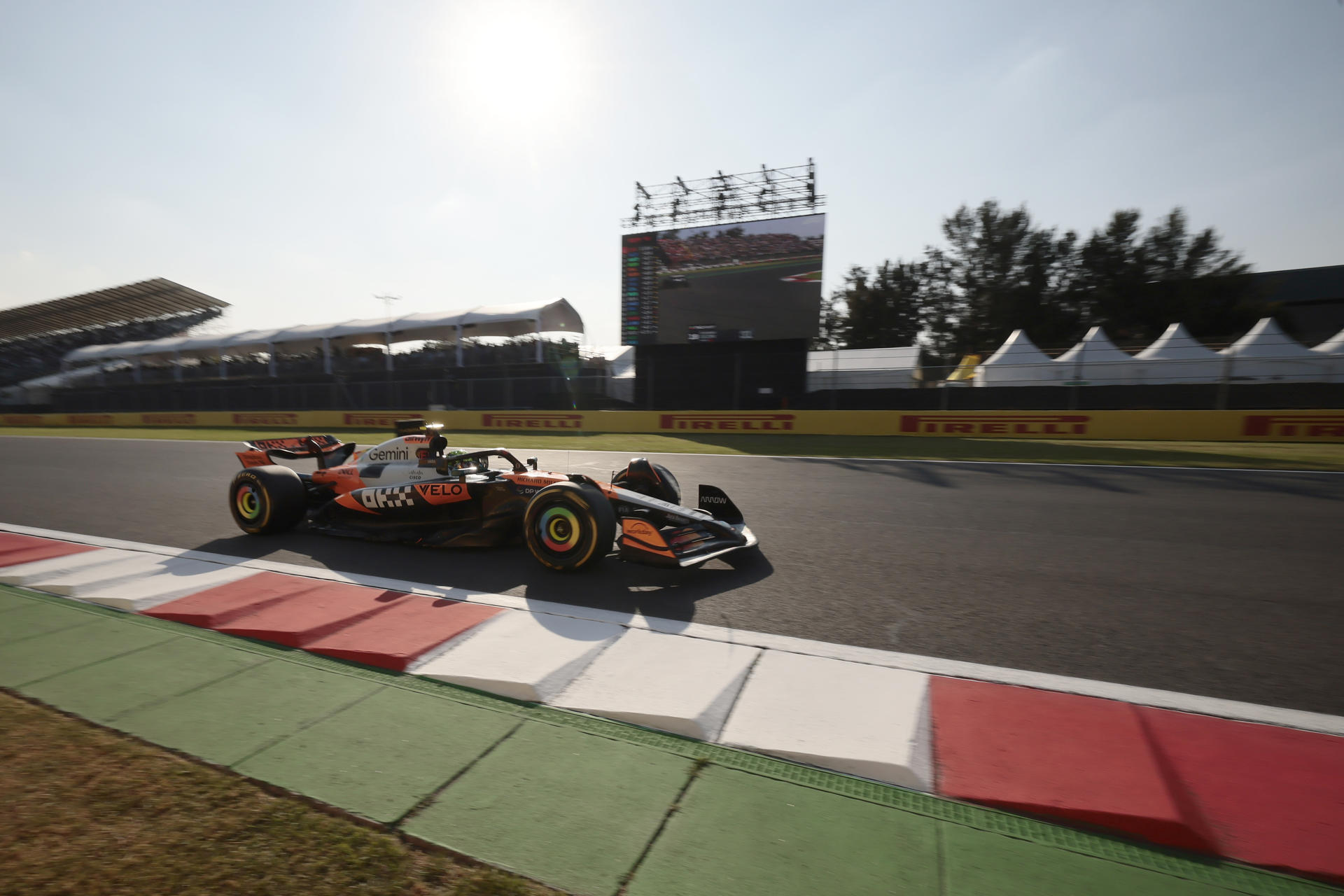 Lando Norris domina el último libre del GP de México 2025 Lando Norris domina el último libre del GP de México 2025