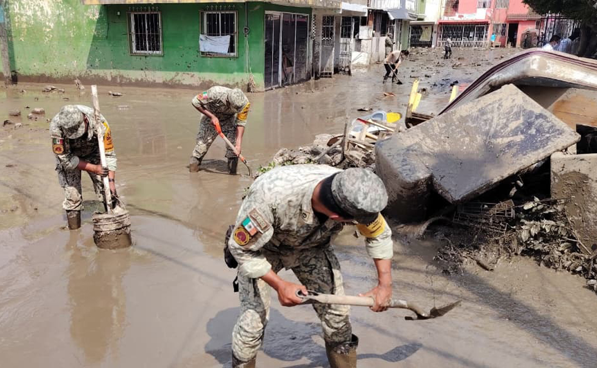 Avanza Plan DN-III-E en estados afectados por lluvias - limpieza-de-calles-tras-las-lluvias