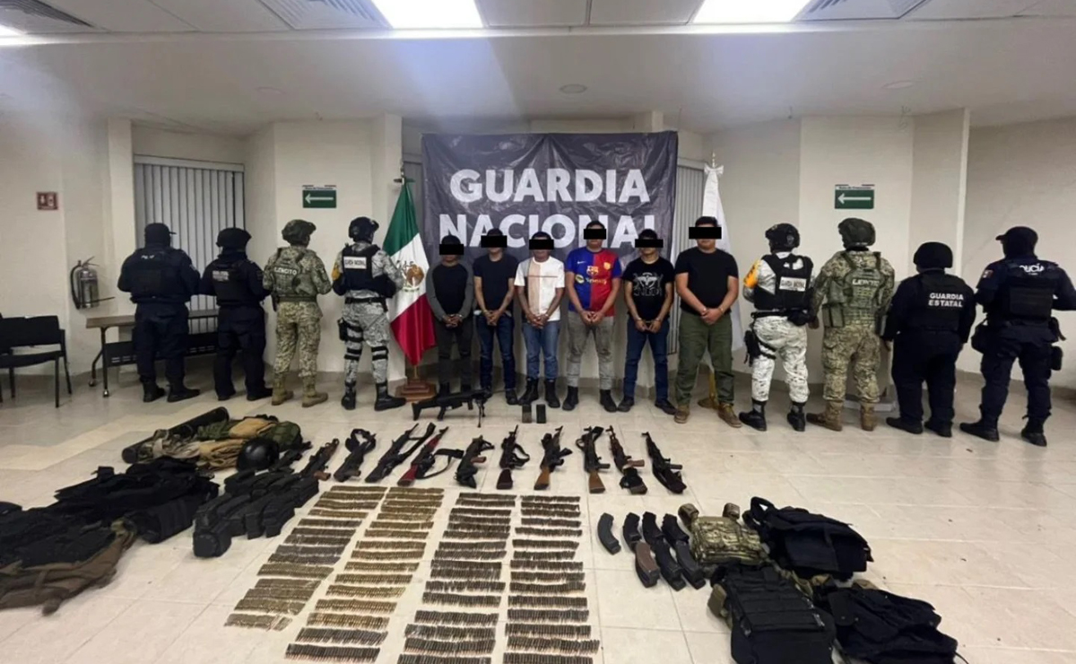 Detienen en Chiapas a seis miembros del Cártel de Sinaloa