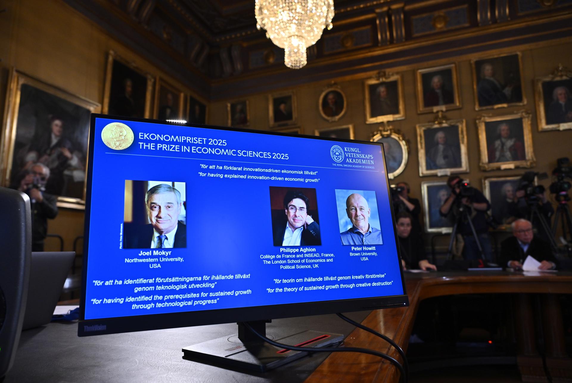 ¿Quiénes ganaron el el Premio Nobel de Economía 2025 y cuál es su investigación? ¿Quiénes ganaron el el Premio Nobel de Economía 2025 y cuál es su investigación?