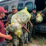 Defensa establece 111 puentes aéreos a Hidalgo para auxiliar a damnificados por lluvias