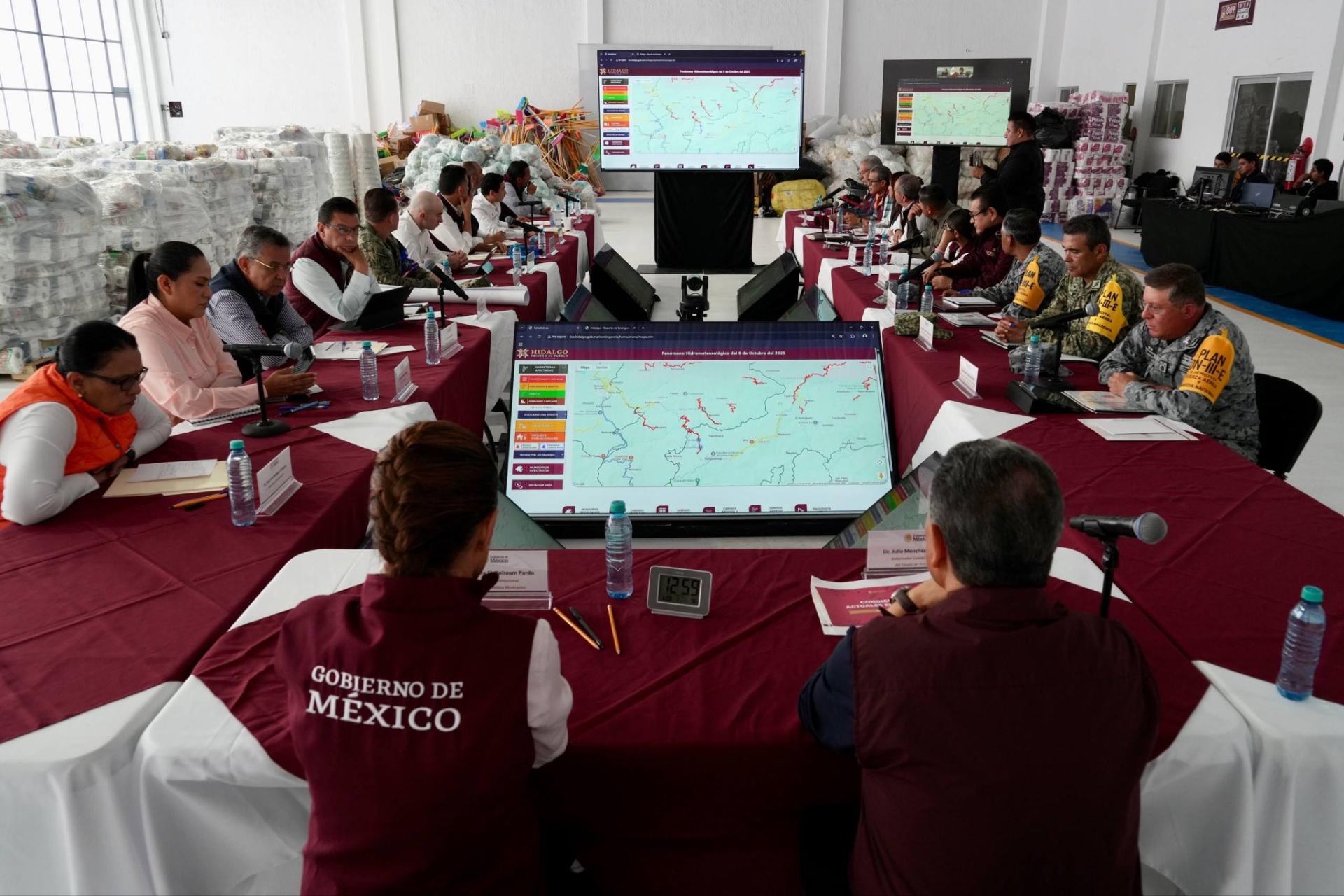 En Hidalgo, Sheinbaum encabeza supervisión de apoyos a comunidades afectadas por lluvias En Hidalgo, Sheinbaum encabeza supervisión de apoyos a comunidades afectadas por lluvias