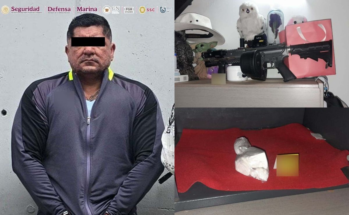 Detienen en CDMX a ‘Terry’, presunto miembro de Los Mal Portados; portaba un lanzagranadas