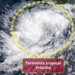 Se forma la tormenta tropical “Priscilla”, ¿qué estados afectará?