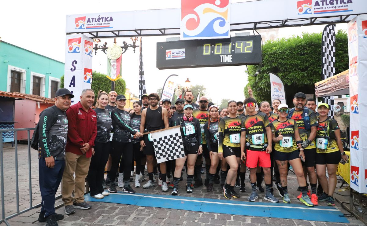 Sinaloa realiza con éxito el Trail Running Cosalá; participaron 600 corredores - trail-running-cosala-2025-meta