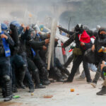 Hay 16 policías hospitalizados tras violencia en marcha del 2 de octubre en CDMX