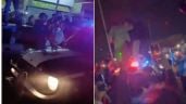 Foto ilustrativa de la nota titulada: Jóvenes que arman arrancones brincan sobre patrulla con policías en su interior en Puebla (Video)