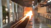 Foto ilustrativa de la nota titulada: Explosión e incendio en la estación San Antonio Abad del Metro de la CDMX (Videos)