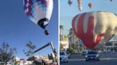 Foto ilustrativa de la nota titulada: Globos aerostáticos aterrizan de emergencia en bulevares de León (Videos)