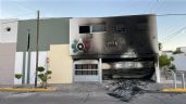 Foto ilustrativa de la nota titulada: Grupo armado impacta vehículo contra fachada de colegio particular en Culiacán y le prende fuego