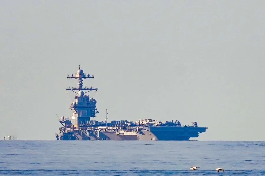 portaaviones_uss_gerald_ford_eeuu El Gobierno de Venezuela dice que está respondiendo con la "cara bien levantada" pese al "poder" de EE.UU.